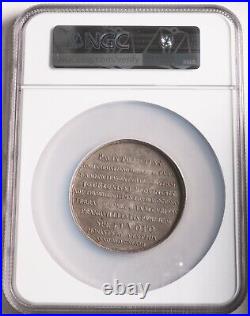 1648, Germany, Munster. Silver Peace of Westphalia Showthaler Medal. NGC MS61