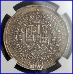 1705, Spanish Netherlands, Philip V. Silver Capture of Huy Medal. NGC AU-50