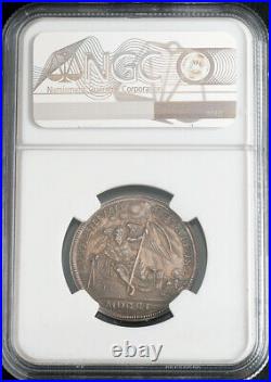 1750, Netherlands, Gelderland. Beautiful Silver New Year Medal. NGC MS-63
