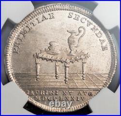 1774, Hungary, Raab (Györ), Bishop Franz von Zichy. Silver Medal. NGC MS-63