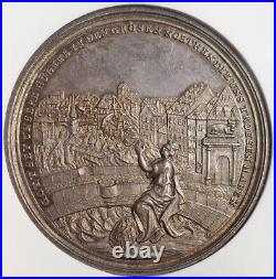 1784, Nuremberg (City). Silver 2nd Great Nurnberg Flooding Medal. NGC MS-63