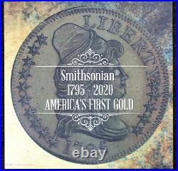 1795-2020 Proof Capped Bust Smithsonian 2 oz Silver & 3/4 oz Gold NGC PF 70 UC