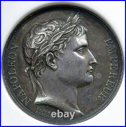 1804 FRANCE Napoleon Bonaparte as EMPEROR Coronation SILVER Medal NGC i117856