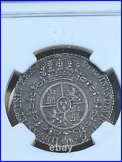 1808 Spain Silver Madrid Herrera-2 Proclamation Medal Graded AU55 by NGC
