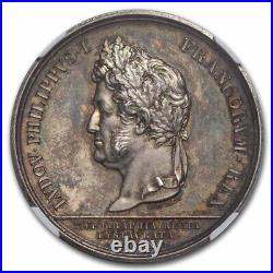 1831 France Silver Medal Typography Restoration MS-64 NGC SKU#287603