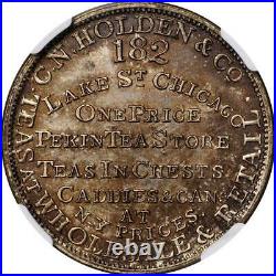 (1848-52) C. N. Holden & Co, Chicago, IL Miller-ILL-16 / NGC MS-65