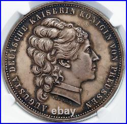 1875 Germany GERMAN STATES COLOGNE Princess Louise Pruss Silver NGC Medal i85274