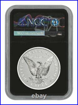 1878-2020 Morgan's Gold Eagle UHR 2oz Silver Medal NGC Rev PF70 Black Delay