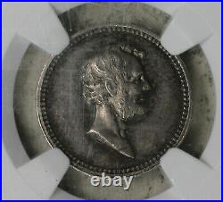 (1882) Lincoln Garfield Presidential Silver medal J-PR-41 AR 19mm NGC MS-63