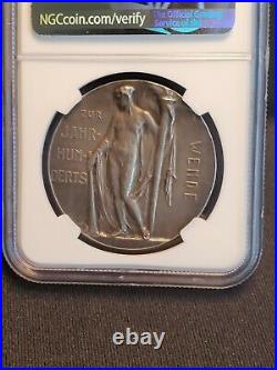 1900 Germany Silver Medal Marienburg-7159 Berlin Dawn of new Century NGC UNC