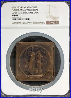 1904 Louisiana Purachase Exibition medal NGC MS64