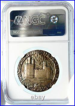 1911 Great Britain King EDWARD VIII as PRINCE OF WALES Silver Medal NGC i83992