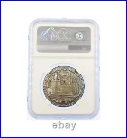 1911 Investiture Of Edward Prince Of Wales Silver Medal Ngc Ms66