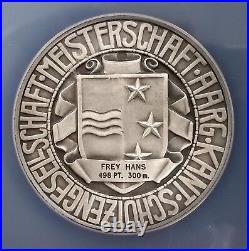 (1920) Swiss Shooting Fest Medal, R-62a, AR, 50mm, Aargau, NGC graded MS 64