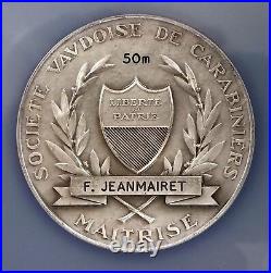 (1922) Swiss Shooting Fest Medal, R-1663a, AR, 50mm, Vaud, NGC graded MS 63