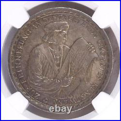 1928 Germany WEIMAR Republic Cologne Cathedral Silver Medal Glockler NGC MS-63
