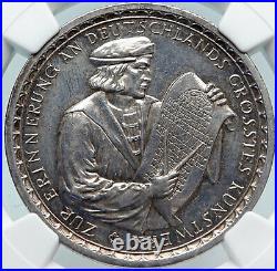 1928 Germany Weimar Republic COLOGNE CATHEDRAL German Silver Medal NGC i85322
