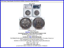 1928 Germany Weimar Republic COLOGNE CATHEDRAL German Silver Medal NGC i85322
