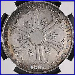 1958 GERMANY PIUS XII SILVER Medal NGC AVORUM NON MORITURA VIRTUS