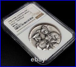 1958 Swiss Shooting Fest, R-171a, Silvered-AE, 40 mm, Basel-Pratteln, NGC MS 66