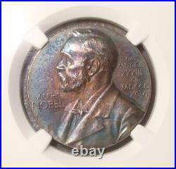 1960 Sweden, Nobel Nominating Committee For Medicine Silver Medal NGC AU58