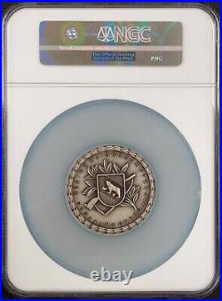 1964 Swiss Shooting Fest Medal, R-361, Silvered-AE, 50 mm, Bern, MS 66 by NGC