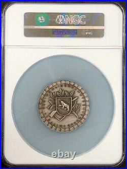 1964 Swiss Shooting Fest Medal, R-361, Silvered-AE, 50 mm, Bern, NGC MS 62