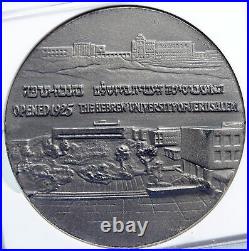 1965 ISRAEL Vintage HEBREW UNIVERSITY of JERUSALEM Old Silver Medal NGC i89343