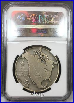 1967 Bronze & Silver ANA Building Colorado Springs CO Medal NGC MS68