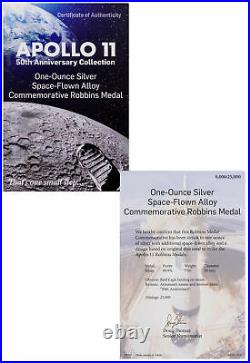 1969-2019 Apollo 11 Robbins Medals 1 oz Silver Antiq Medal NGC MS70 SKU55134