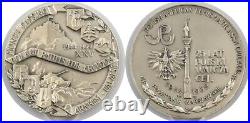 1969 Silver PANA Polish Poland Medal (6.2mm) Battles For Freedom #60 NGC MS69