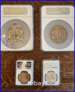 1969 U. S. California Bicentennial Medal Complete Set by MACO NGC 6 toz Silver