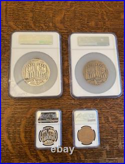 1969 U. S. California Bicentennial Medal Complete Set by MACO NGC 6 toz Silver