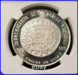 1971 MEXICO SILVER GROVE 1104a LUIS I 1725 8 REALES NGC MS 67 HIGH GRADE STUNNER