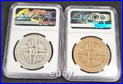 1972 Colorado Springs Centennial Medal Set Medallic Art Co. (MACO) NGC MS 70