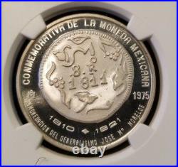 1975 Mexico Silver Numismatic Society 1811 Oaxaca 8 Reales Ngc Ms 68 Top Pop 1