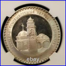 1979 Mexico Silver Medal 230th Anniversary Founding Of Reynosa Ngc Ms 67 Top Pop