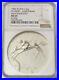 1984 Silver USA Olympics Medal #1074 By Salvador Dali Equestrian Ngc Ms 69