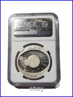 1991 Mexico Silver Medal Total Solar Eclipse Ngc Pf 68 Ultra Cameo Top Pop