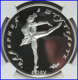 1992 Russia Silver PROOF Medal Stuttgart Numismatic Convention NGC PF 69 UCAM