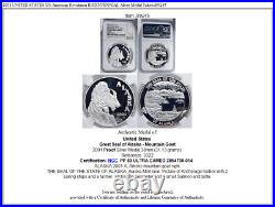 2001 UNITED STATES US American Revolution BICENTENNIAL Silver Medal NGC i89245