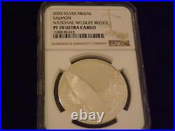 2003 SALMON Silver Medal NGC PF 70