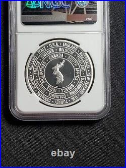 2003 South Korea Silver 1 oz End of Korean War Anniversary Medal NGC PF 69 UC