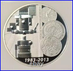 2013 Mexico Silver Medal San Luis Potosi Plant Anniversary Ngc Pf 69 Ultra Cameo