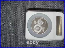 2013 china long beach 5oz panda ngc PF69 medal silver coin