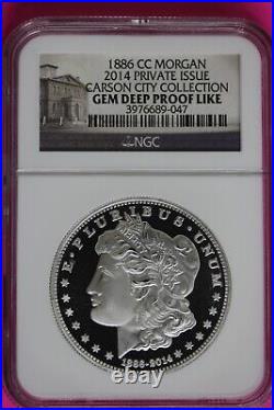 2014 CC Morgan Private Issue Carson City Collection Gem Deep Proof Like NGC 1678