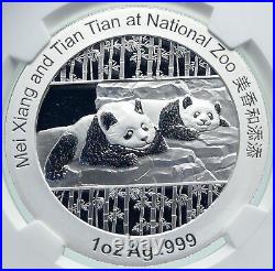 2014 CHINA Official 1oz Silver Mint Medal Coin PANDA Smithsonian NGC Coin i86665
