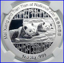 2014 CHINA Official 1oz Silver Mint Medal Coin PANDA Smithsonian NGC Coin i90668