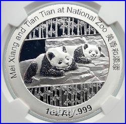 2014 CHINA Official 1oz Silver Mint Medal Coin PANDA Smithsonian NGC Coin i90670