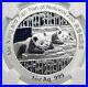 2014 CHINA Official 1oz Silver Mint Medal Coin PANDA Smithsonian NGC Coin i90670